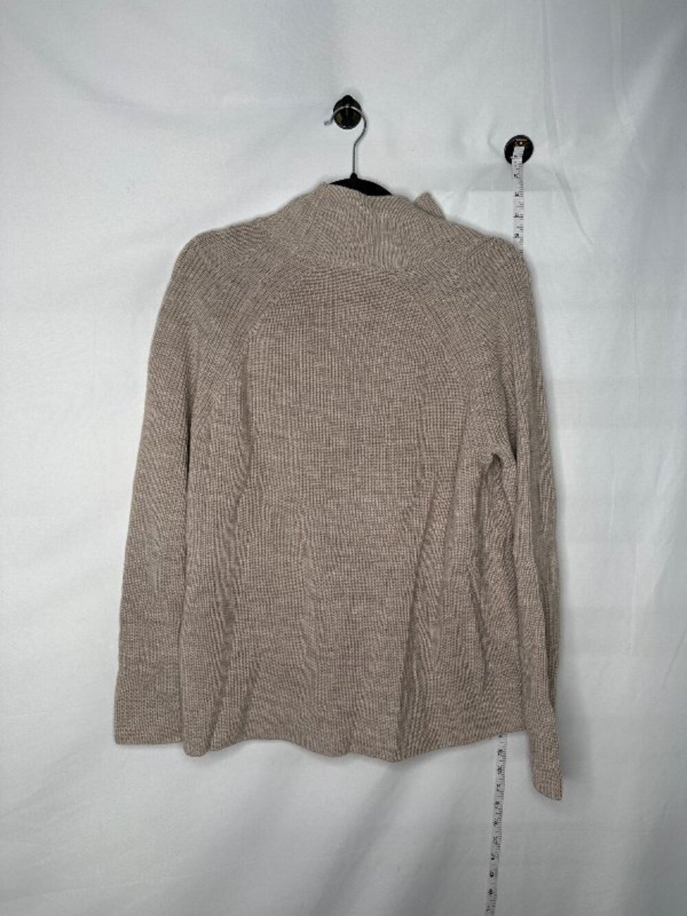 Eileen Fisher Italian Yarn Mock Neck Sweater S Minimalist Classic